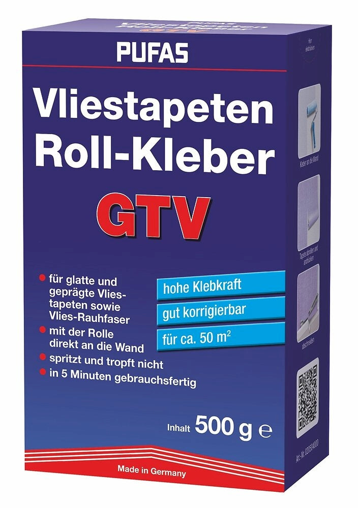 Pufas Vliestapeten Roll-Kleber GTV