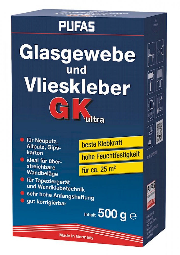 Pufas Glasgewebe- und Vlieskleber GK ultra