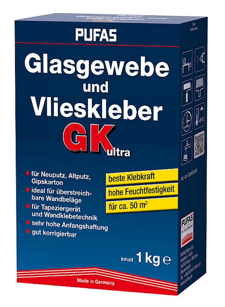 Pufas Glasgewebe- und Vlieskleber GK ultra