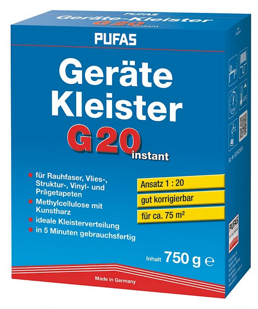 Pufas Geräte-Kleister G20 instant
