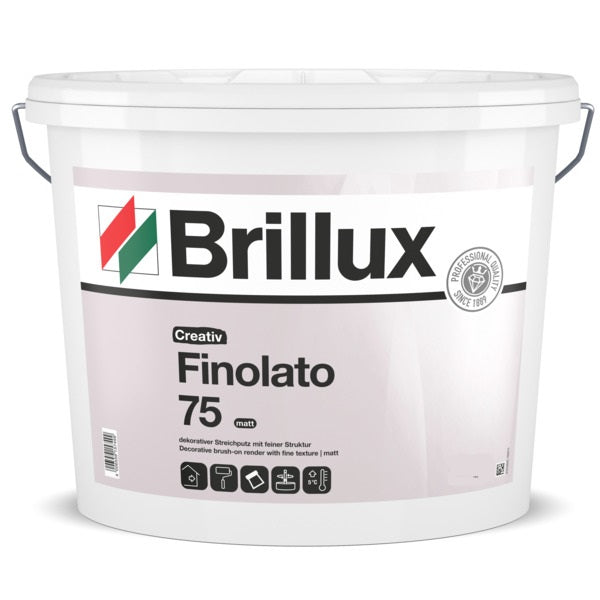 Brillux Finolato 75 15 kg weiß | matt | Körnung bis ca. 0,3 mm