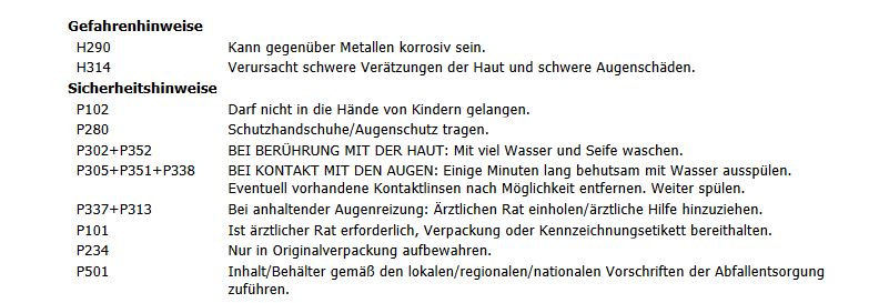 Pufas Salpeter-Entferner SE 1 Liter