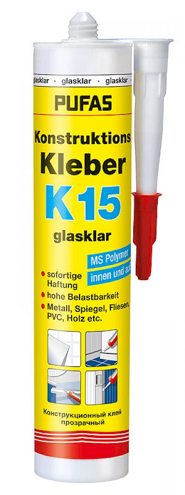 Pufas Konstruktions-Kleber K15 300 g | innen und außen